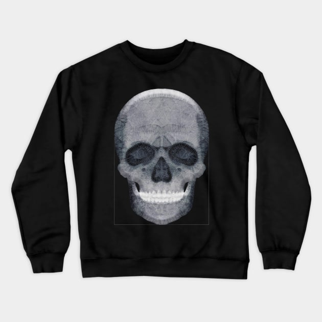 Abstract Skull Crewneck Sweatshirt by Ancello